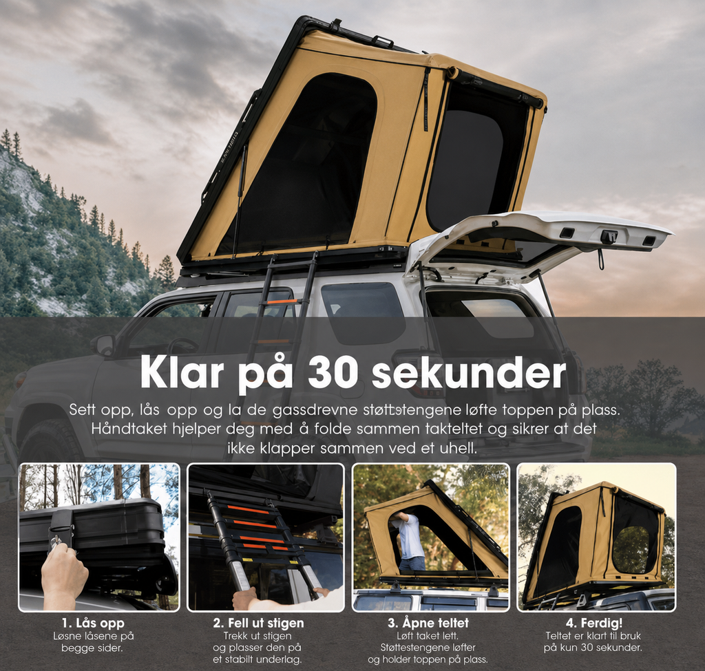 Taktelt for 3 personer