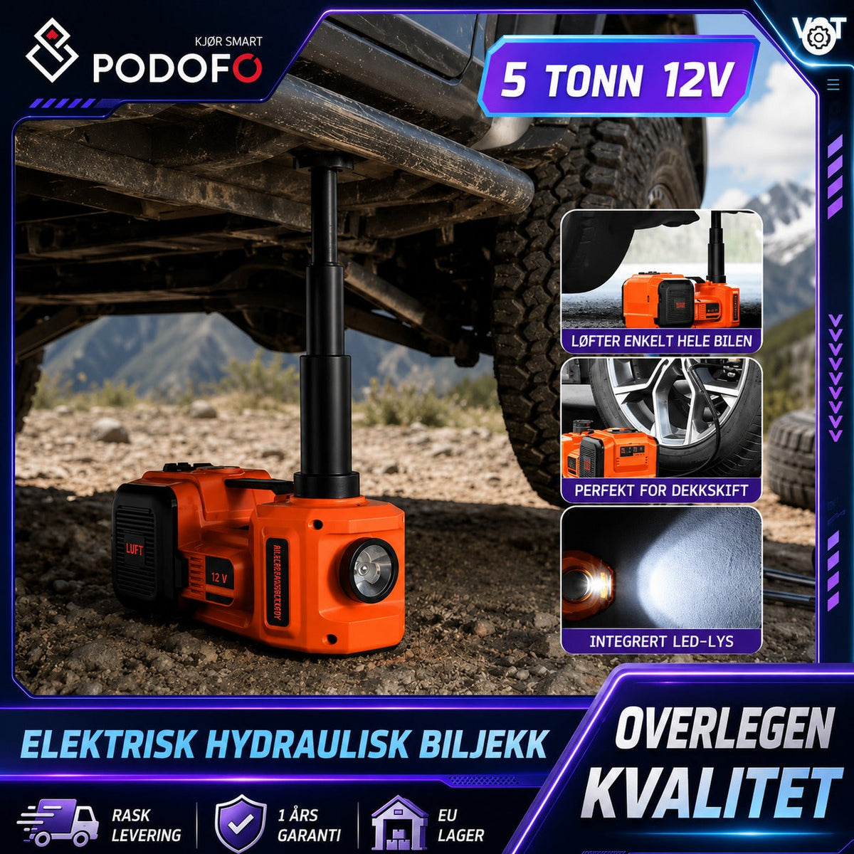 Batteridrevet jekk